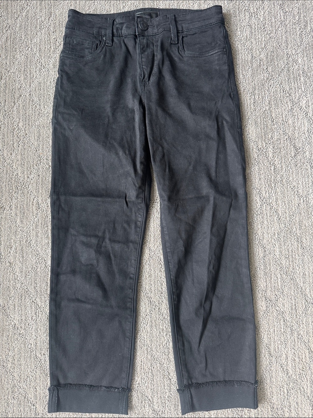 Kut from the Kloth Amy Black Straight-Leg Women's Jeans